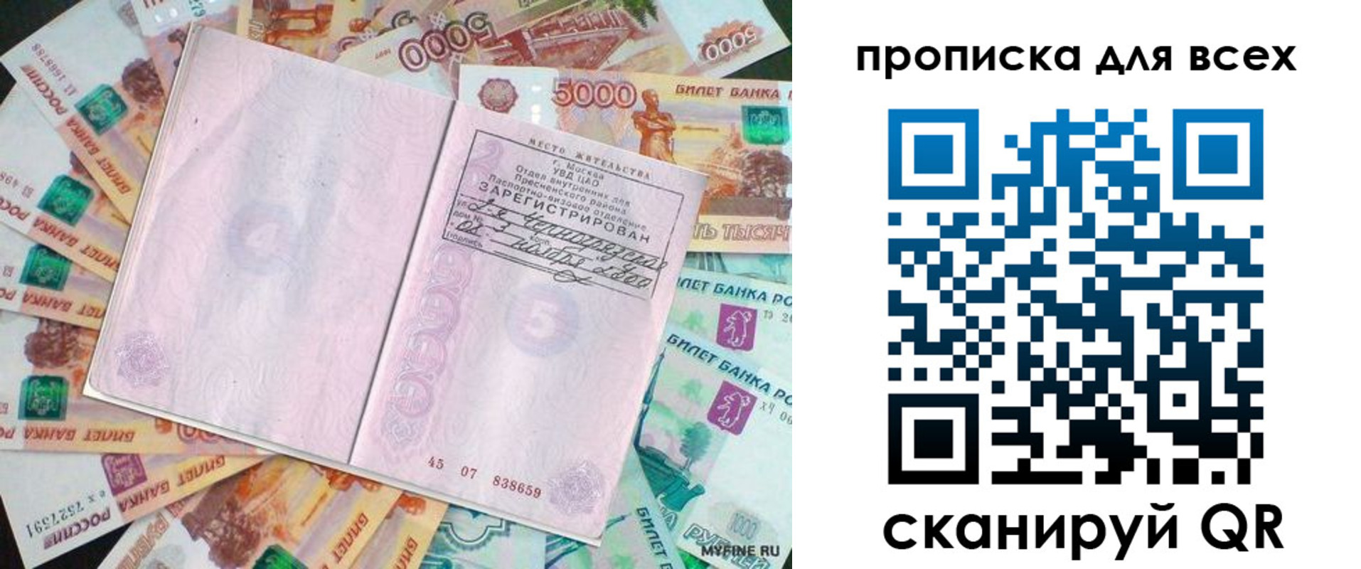 прописка штамп в Дубне